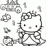 Coloriage À Imprimer Hello Kitty Meilleur De Coloriage Hello Kitty Grand Format