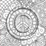 Coloriage Peace And Love Luxe American Hippie Art Coloring Page Peace Love