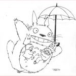 Coloriage Totoro Meilleur De Totoro Colouring Page