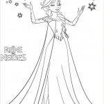 Elsa Coloriage Élégant Coloriage Princesse Elsa Dessin