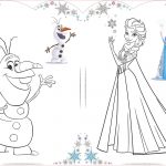 Elsa Coloriage Frais Coloriage Olaf Et Elsa Reine Des Neiges Disney 2018 Dessin
