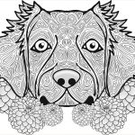 Coloriage À Imprimer Mandala Difficile Chien Meilleur De Coloriage Adulte Chien Dog Animal Dessin