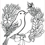 Coloriage Fleurs De Printemps Nice Oiseau Printemps Dessin A Colorier Gratuit Artherapie