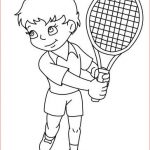 Coloriage Tennis Élégant Tennis Coloring Pages Tennis Player Ready To Play