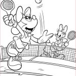 Coloriage Tennis Frais Coloring Page Tennis Tennis Minnie and Daisy 14