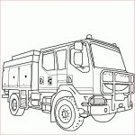 Camion Pompier Coloriage Frais Camion De Pompier Coloriages De Véhicules à Imprimer