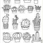 Coloriage Cactus Génial Cactus