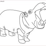 Hippopotame Coloriage Élégant 107 Dessins De Coloriage Hippopotame à Imprimer Sur