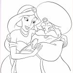Jasmine Coloriage Nice Walt Disney Coloring Pages Princess Jasmine &amp; the Sultan