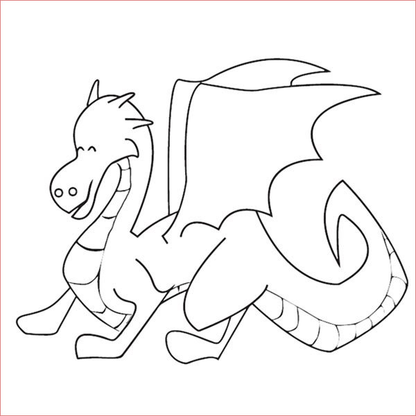 Coloriage Bébé Dragon Frais Le Dragon En Coloriage à Imprimer Magicmaman