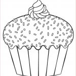 Coloriage Cup Cake Luxe Cupcake Coloring Pages
