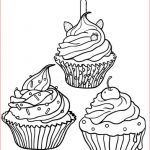 Coloriage Cup Cake Luxe Printable Cupcake Coloring Page Free Pdf At