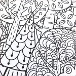 Coloriage Relaxant Luxe Sticker Pleine Page Coloriage Relaxant Forêt