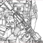 Coloriage Call Of Duty Unique Coloriage Call Duty Cod Modern Warfare 2 Ghost By