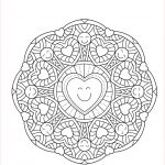 Coloriage De Coeur À Imprimer Unique Coloriage Mandala Coeur Moyen Momes