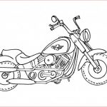 Coloriage Moto Facile Frais Coloriage Une Moto Harley Davidson Dessin Gratuit à Imprimer