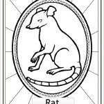Coloriage Rat Meilleur De Signe astrologique Chinois Rat Copie Coloriage Signes
