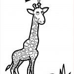 Coloriage De Girafe Frais Coloriage Girafe 7370 Animaux – Album De Coloriages