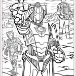 Coloriage The Walking Dead Inspiration Doctor Who Cybermen Coloriage Séries Tv Game Of Throne