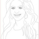 Coloriage Chanteuse Nice Shakira Coloriage De La Chanteuse Sketch Coloring Page