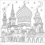 Coloriage Islam Nice Coloring Pages For Adults Turkish Mosque Arabic Islamic