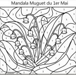 Coloriage Mai Maternelle Nouveau Mandala Muguet 1er Mai Enfant Coloriage En Ligne Gratuit