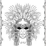 Coloriage Carnaval À Imprimer Luxe Masque à Plumes Du Carnaval De Venise Carnaval