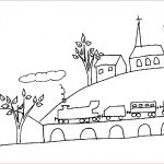 Coloriage Paysage Campagne Inspiration Coloriage De Paysage De Campagne