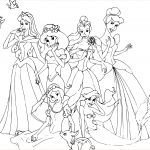 Dessin Coloriage Princesse Élégant Coloriage Disney Princesse à Imprimer Sur Coloriages Fo