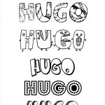 Hugo Coloriage Inspiration Coloriage Du Prénom Hugo à Imprimer Ou Télécharger