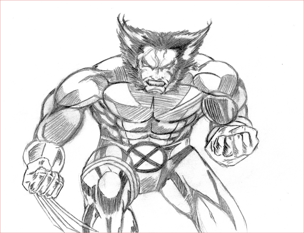 Wolverine Coloriage Unique Coloriage Wolverine Super Héros – Album De Coloriages