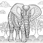 Coloriage Animaux Adulte Frais Elephant Par Alfadanz Eléphants Coloriages Difficiles