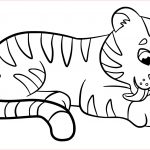 Coloriage Bébé Tigre Luxe Coloriage Tigre Bebe Pour Enfants Jecolorie