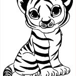 Coloriage Bébé Tigre Nice Coloriage Adorable Bebe Tigre Maternelle Dessin