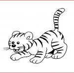 Coloriage Bébé Tigre Nice Coloriage De Bebe Lapin Dessin