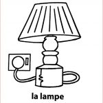 Coloriage Lampe Inspiration Mon Premier Imagier La Lampe à Colorier