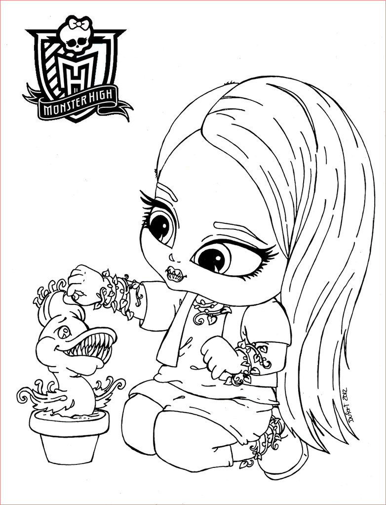 Coloriage Monster High Baby Élégant All About Monster High Dolls Baby Monster High Character