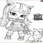 Coloriage Monster High Baby Nice Monster High Baby Coloring Pages Printable Games