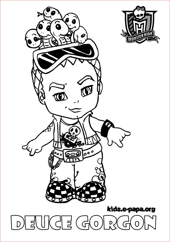 Coloriage Monster High Baby Nouveau Monster High 1 Coloriage Monster High Coloriages Pour