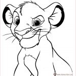 Simba Coloriage Nice Lion King Simba Drawing At Getdrawings