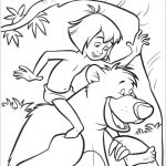 Coloriage Mowgli Inspiration Jungle Book Mowgli Baloo Backs Up Coloring Pages