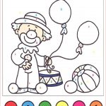 Coloriage Clown Maternelle Élégant Coloriage Magique Clown Maternelle