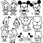 Coloriage Facile Disney Inspiration Coloriage Disney Cuties Tsum Tsum Dessin à Imprimer
