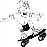 Coloriage Skate Meilleur De 35 Dessins De Coloriage Skateboard à Imprimer Sur