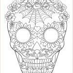 Crane Mexicain Coloriage Nice Sugar Skull Coloring Page