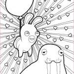 Lapin Cretin Coloriage Nice Rabbids Invasion Coloring Pages 12