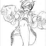 Overwatch Coloriage Nouveau Coloriage Overwatch Tracer By Eremas Dessin