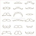 Coloriage Moustache Meilleur De Collection De Moustache Silhouette De Coloration De L