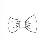 Coloriage Noeud Papillon Nice Bow Tie Coloring Printable Page