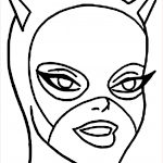 Catwoman Coloriage Unique Coloriage Masque Catwoman à Imprimer